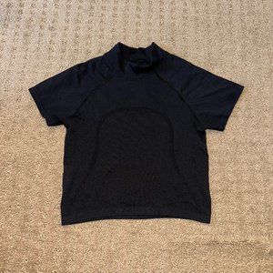 Lululemon Mock Neck Crop Tee